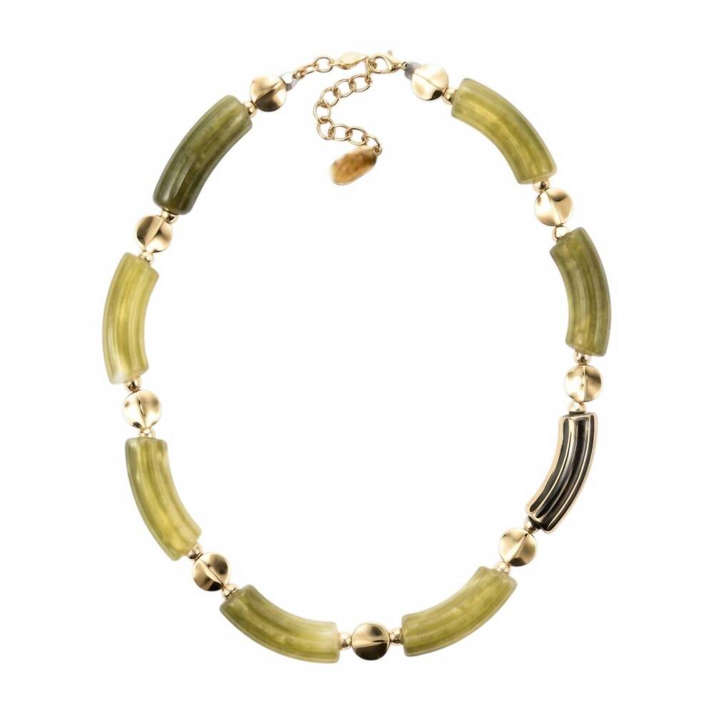NEW JULIO JEWELRY women's jambo necklace in green